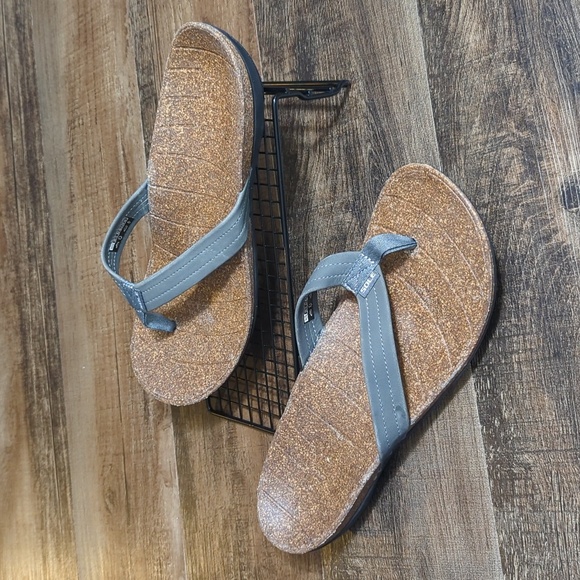 Sole Cork Foot Shape Flip-Flops Size 12.0 - Picture 1 of 10